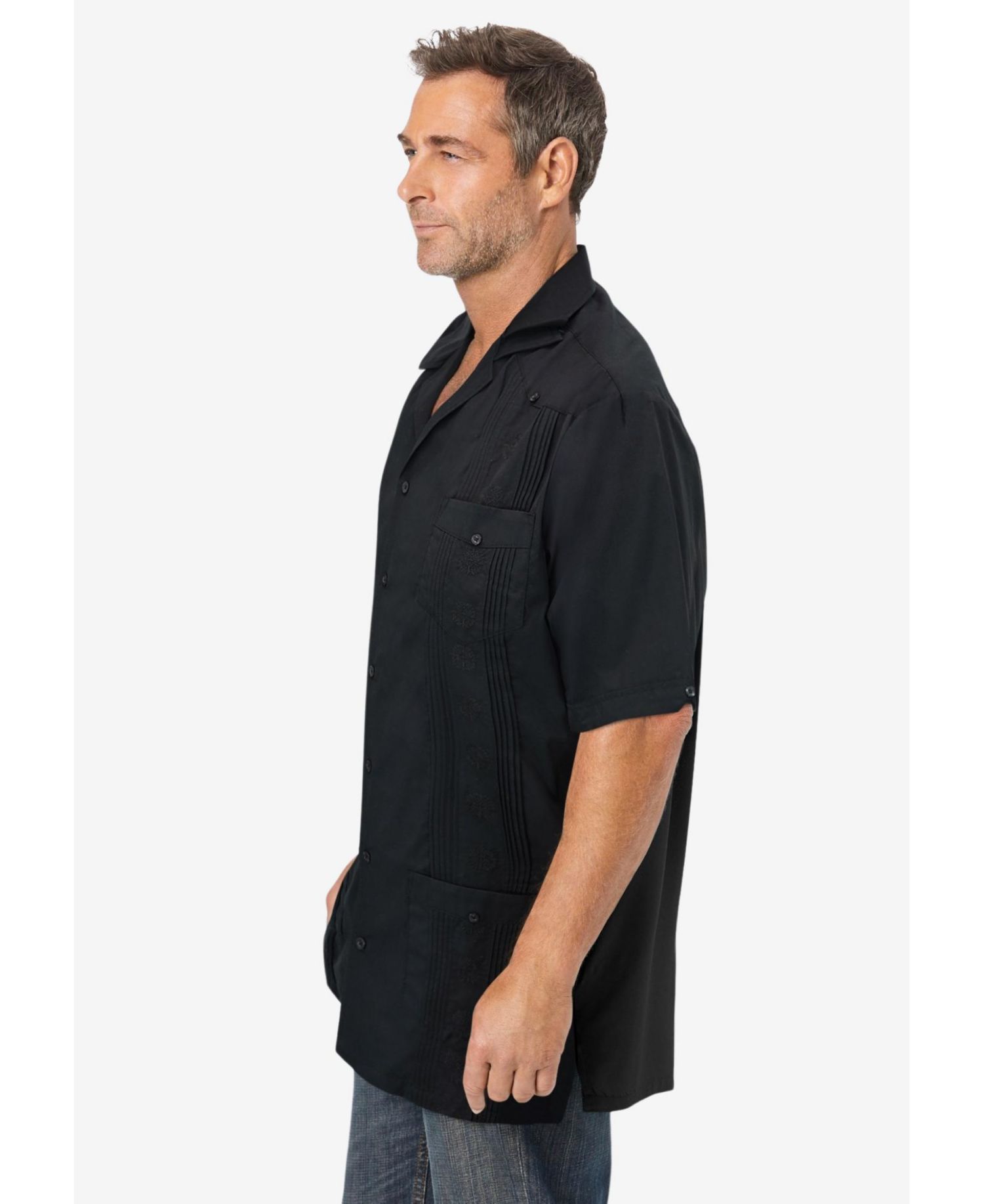 Men's Short-Sleeve Guayabera Shirt