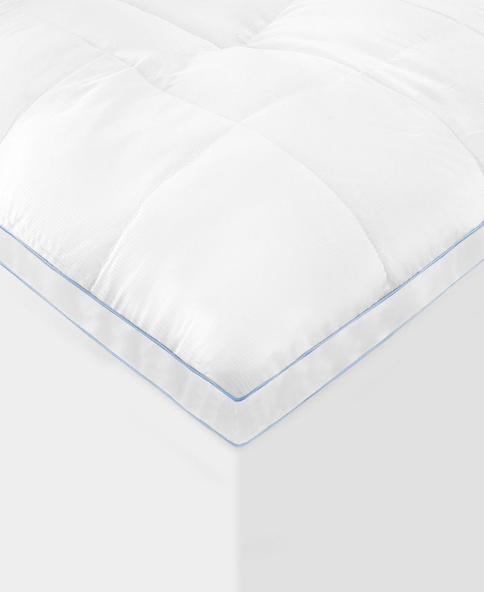 SensorGel Gel-Infused Twin XL Memory Foam and Fiber Mattress Topper and ...