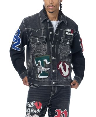 Men's Jimmy Oversized Denim Patch Jacket
