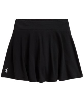 Girls' 2T-6 Stretch Mesh Skort with Interior Jersey Shorts