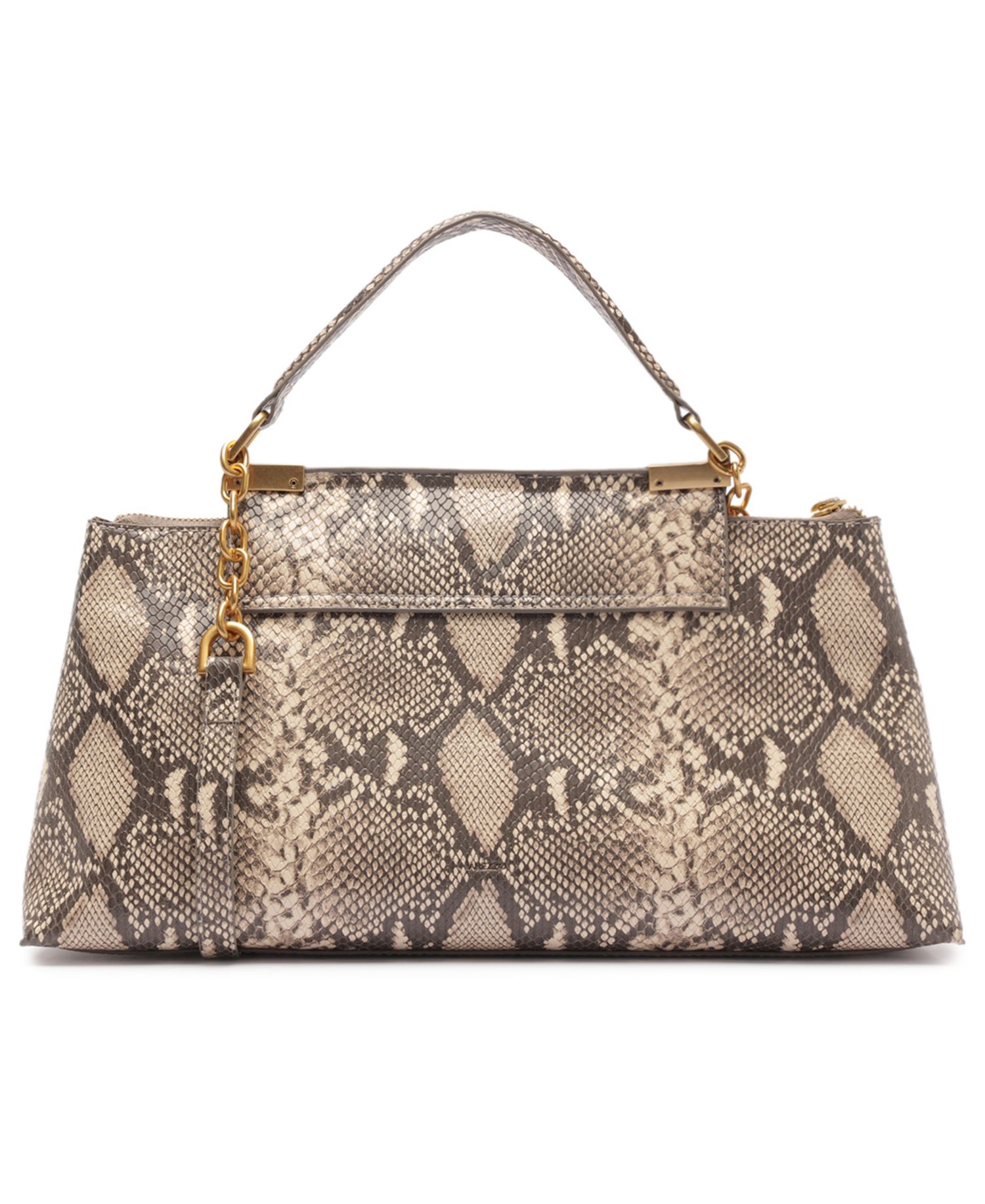 Everly Leather Large Satchel Handbag