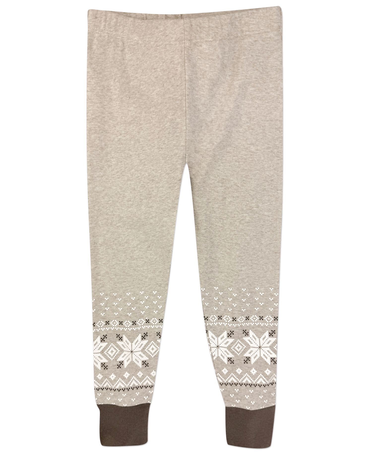 Boys' or Girls' Zen Long-Sleeve Crewneck Organic Cotton Top and Pants, 2-Piece Set