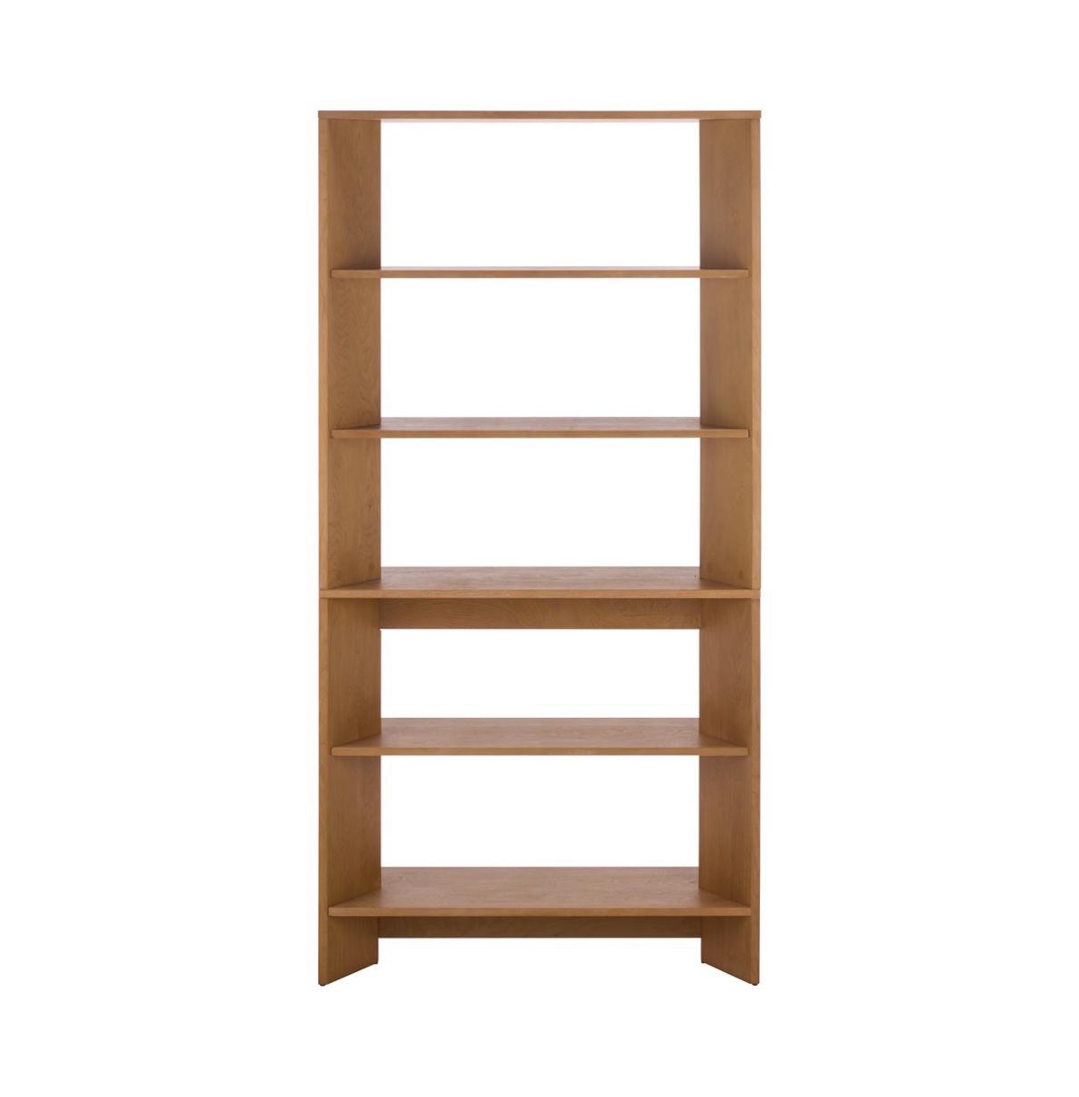 Augusta Home Christina 5 Shelf Bookcase - Natural