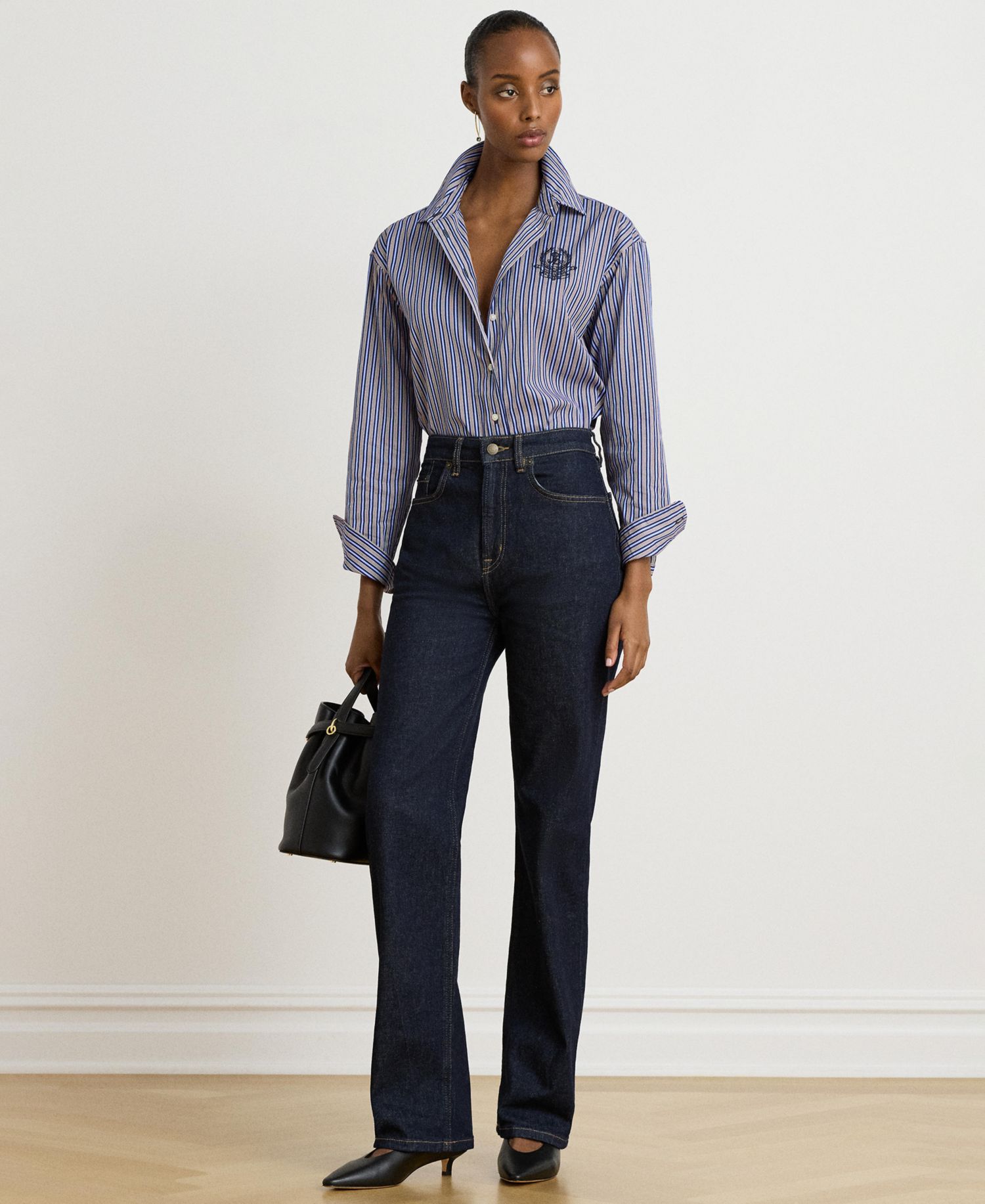 Women's High-Rise Straight-Leg Jeans
