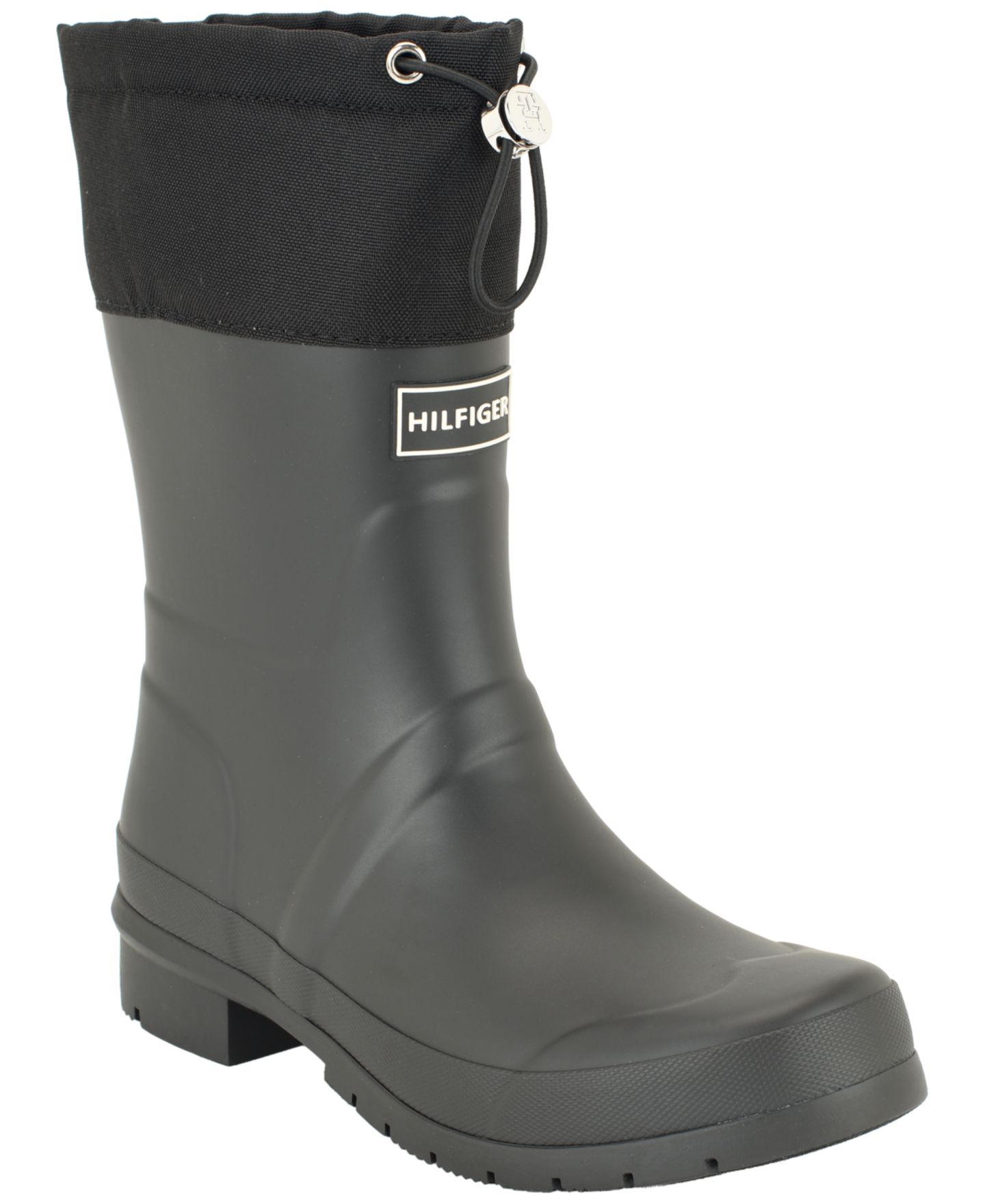 Женские ботинки Tommy Hilfiger Dryzzle Rain Boots, цвет: Чёрный — фото 1