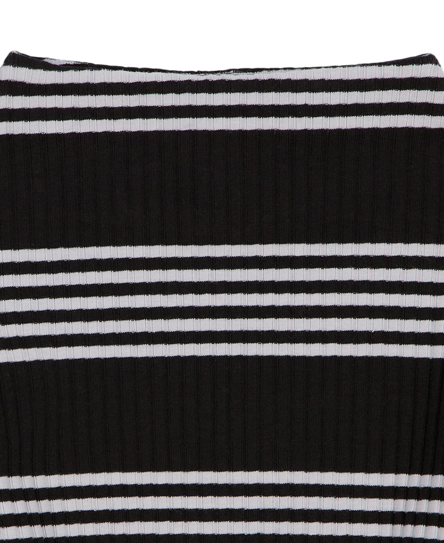Футболка Calvin Klein Long-Sleeve Striped Ribbed для девочек, цвет: Чёрный — фото 3