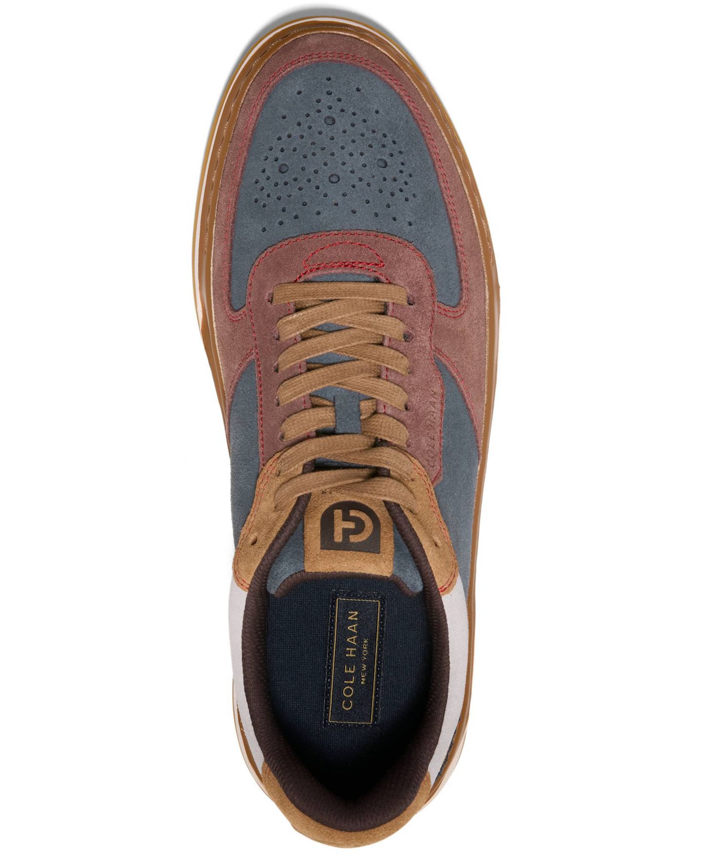 Мужские низкие кроссовки Cole Haan GrandPrø Crossover на шнуровке, цвет: Кокосовый — фото 5