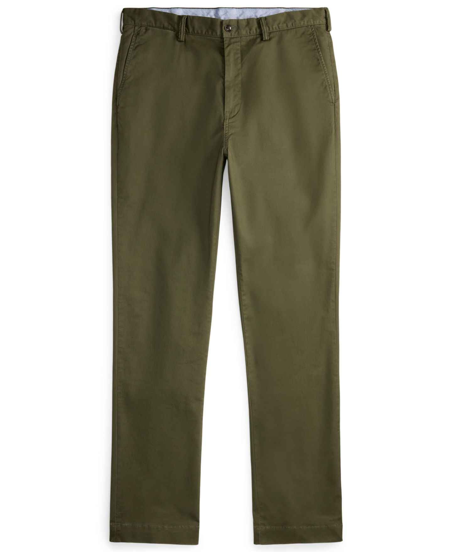 Мужские брюки Polo Ralph Lauren Big & Tall Stretch Washed Chino, цвет: Оливковый — фото 5