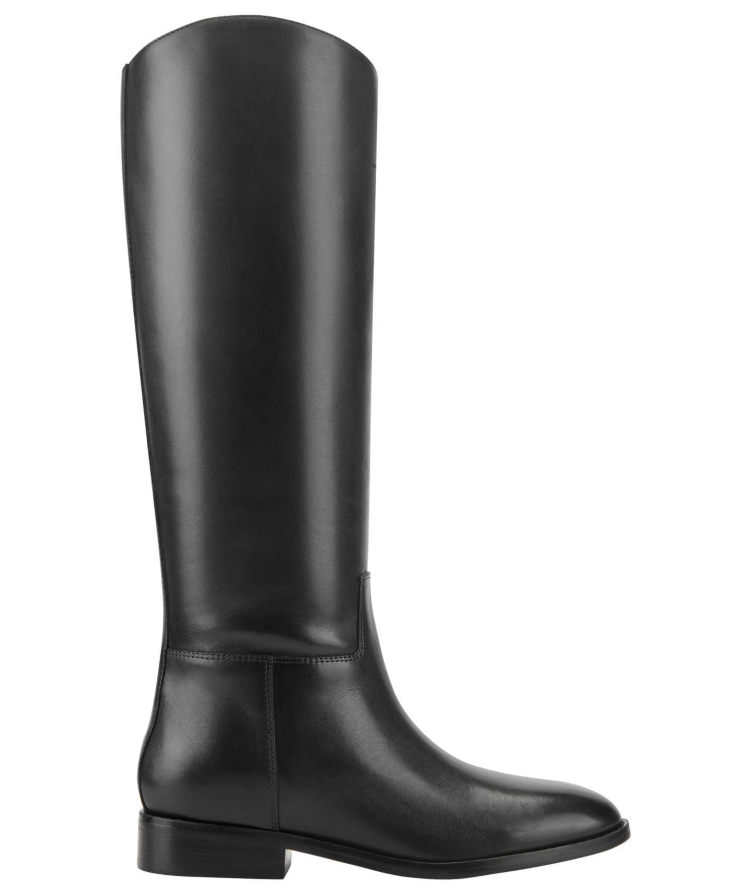 Женские ботинки Marc Fisher LTD Florina Tall Flat Dress Boots, Regular & Wide Calf, цвет: Чёрный кожаный — фото 2