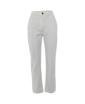 Women's Mid-Rise Straight-Leg Cotton-Blend Jeans
