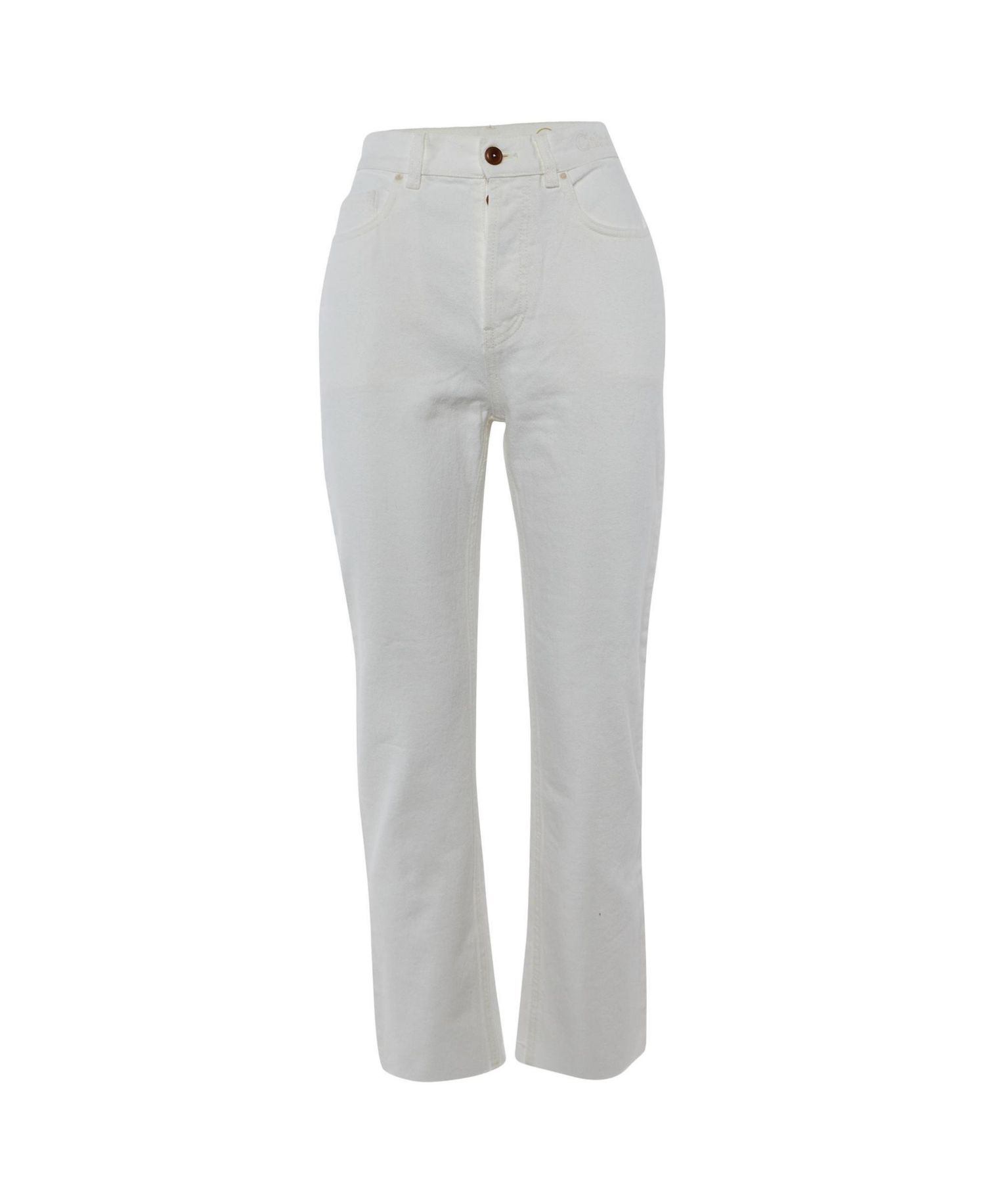Women's Mid-Rise Straight-Leg Cotton-Blend Jeans