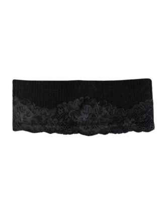 Lace Applique Knit Headband