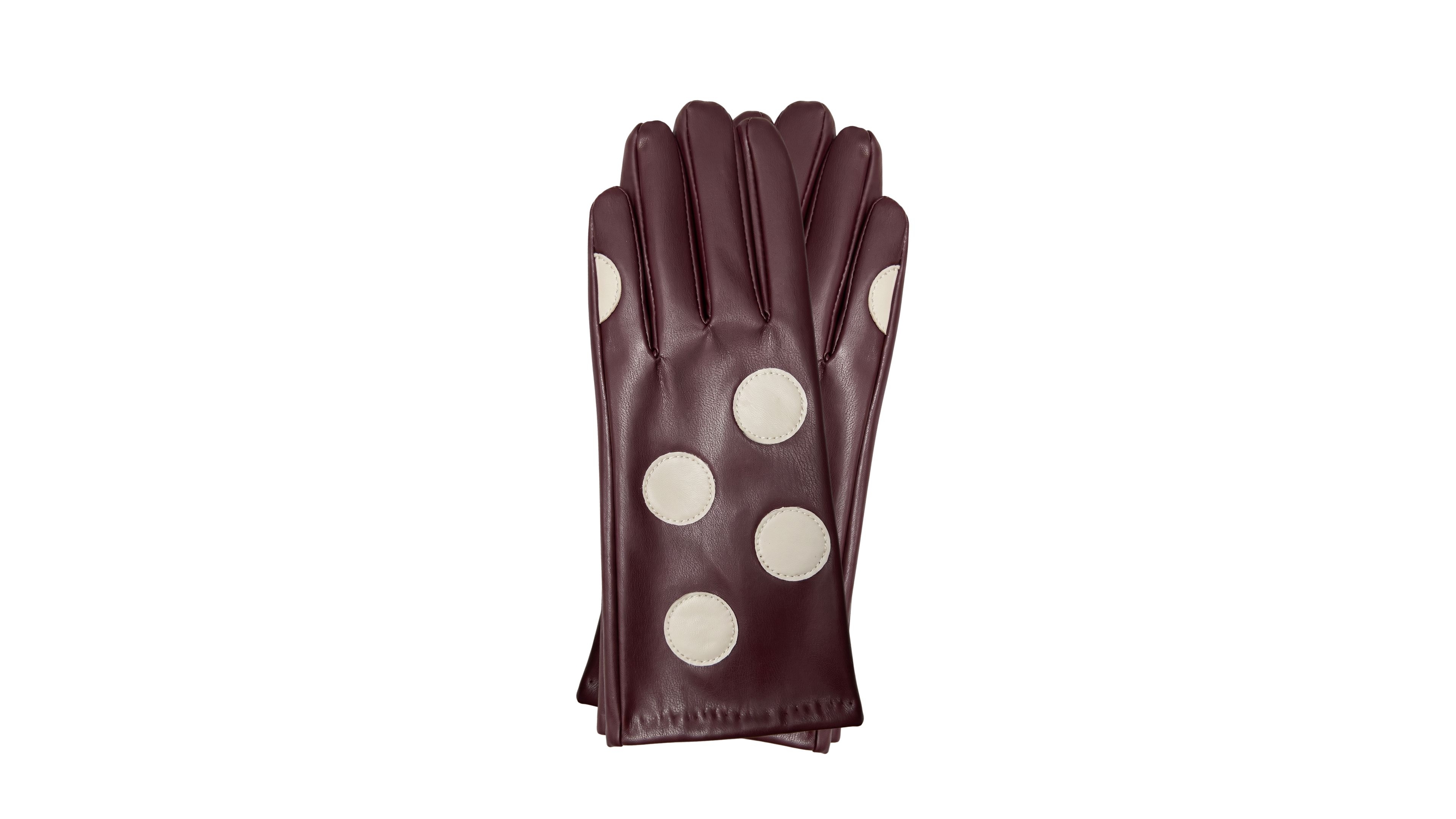 Marcus Adler Polka Dot Leather Glove