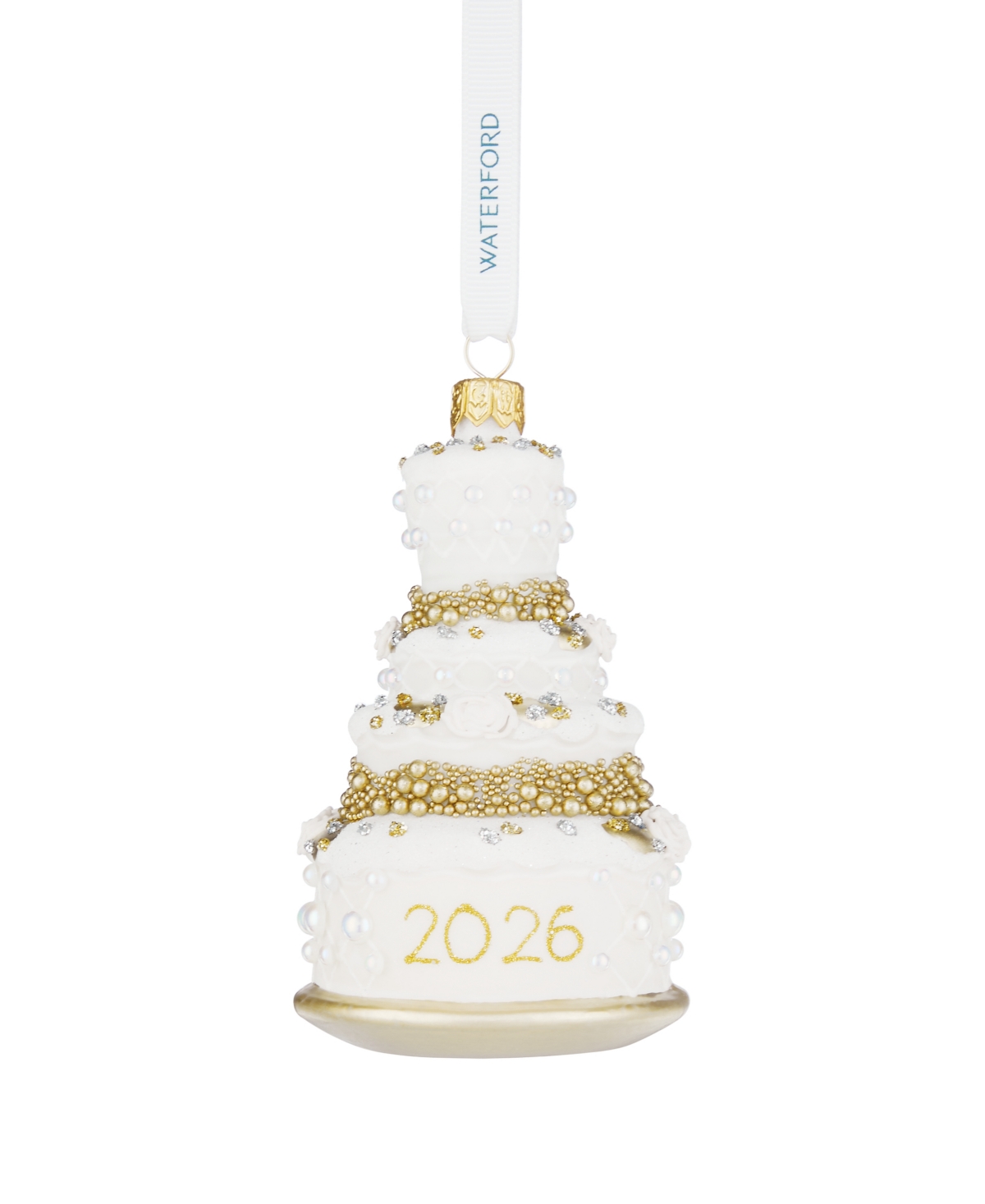 Waterford Holiday Heirlooms Wedding Cake 2026 Ornament