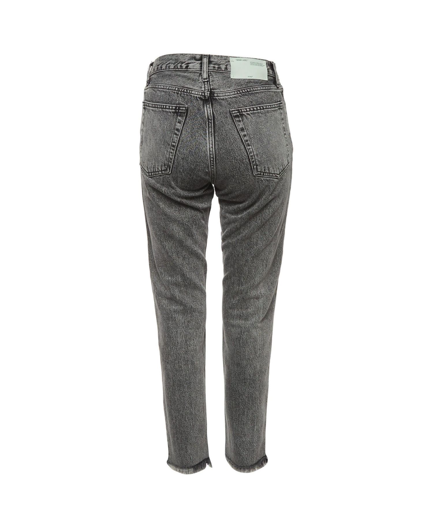 Women's Denim Raw Edge Skinny Jeans