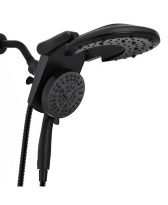 Rain Shower Head Handheld Foldable 9 Modes Dual Jets