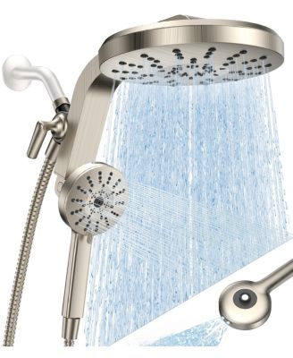 High Rain Showerhead Handheld 8-Mode Dual Power Jets