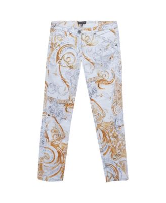 Roberto Cavalli Women's Printed Skinny Mid-Rise Jeans