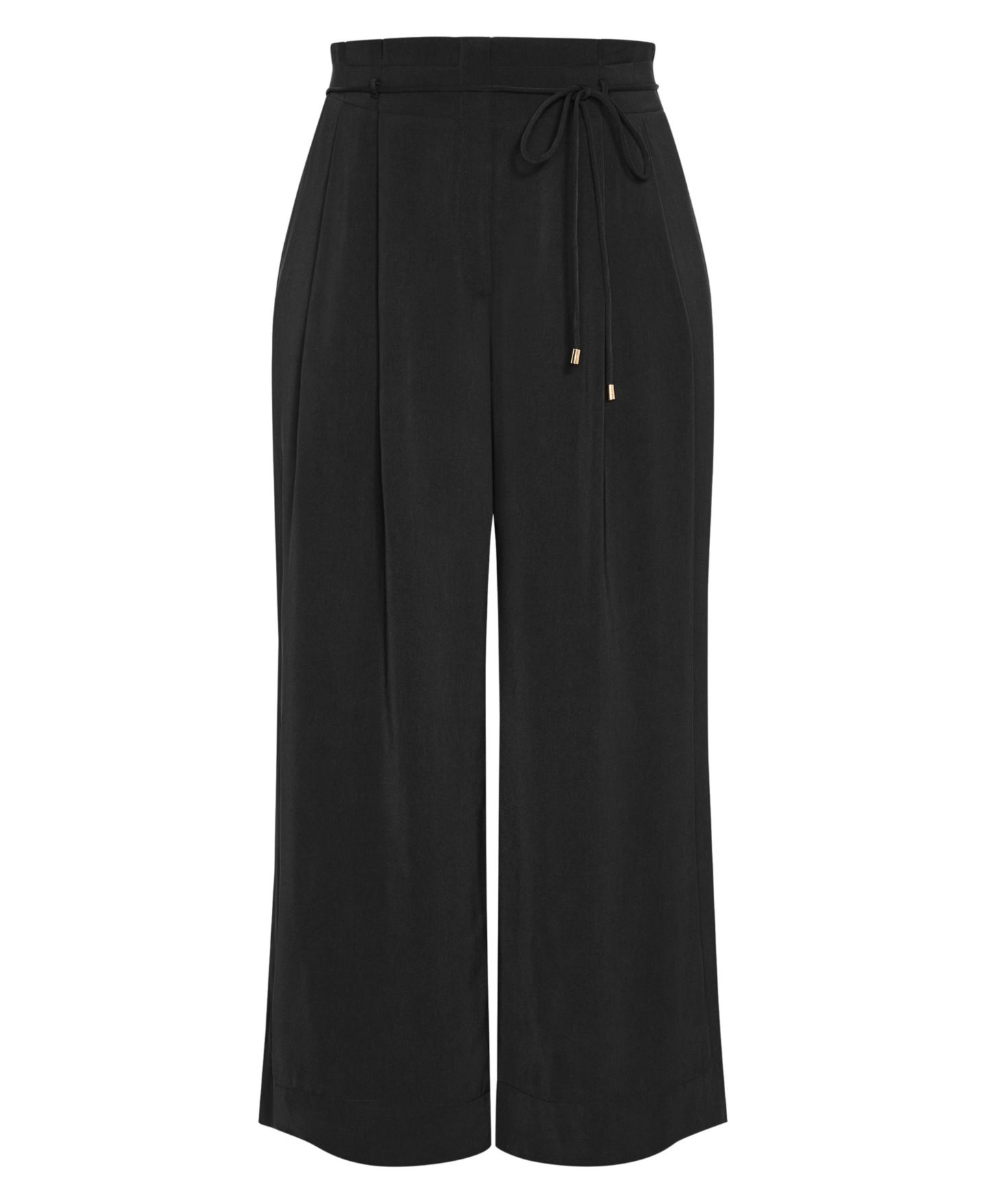 Женские брюки CITY CHIC Plus Size Shania Wide Leg Pant, цвет: Чёрный — фото 4