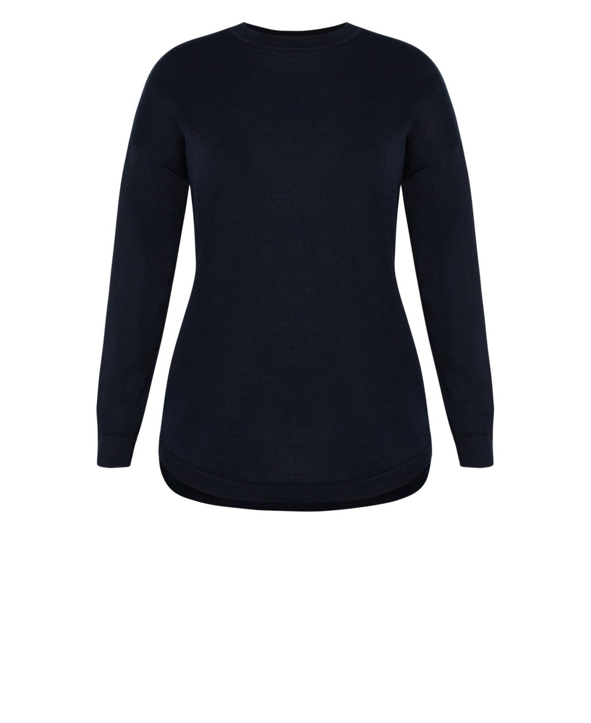 Avenue Women's Plus Tully Curved Hem Sweater