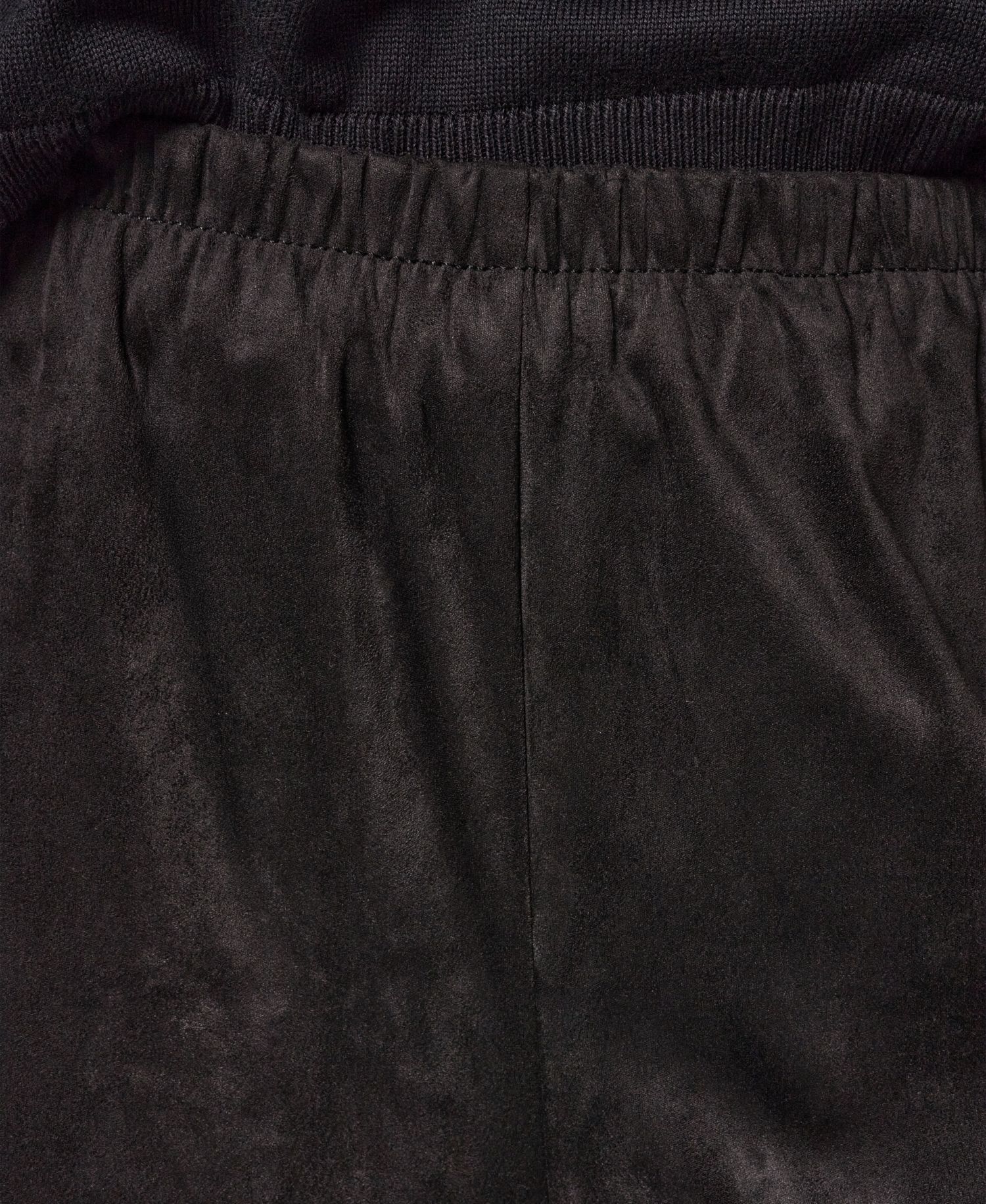 Women's Microsuede Wide-Leg Mid-Rise Pants