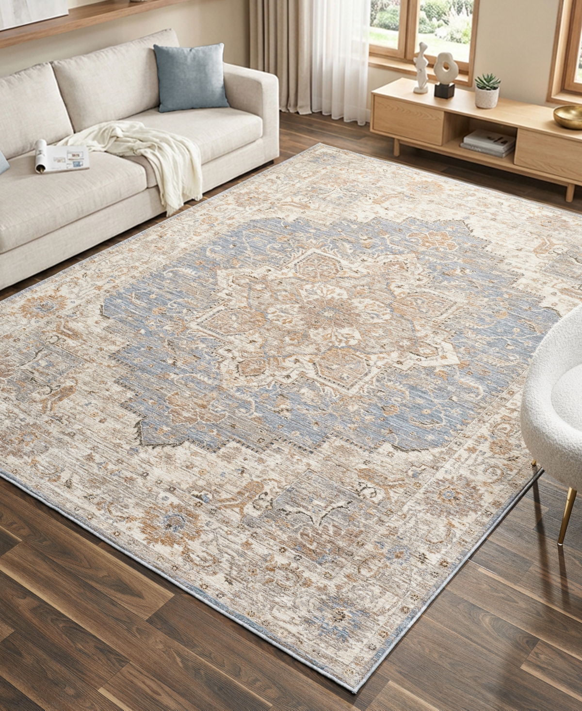 Lr Home Garza Vio- 7'9" x 10' Area Rug