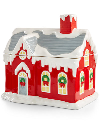 Martha Stewart Collection House Cookie Jar, Only at Macy's