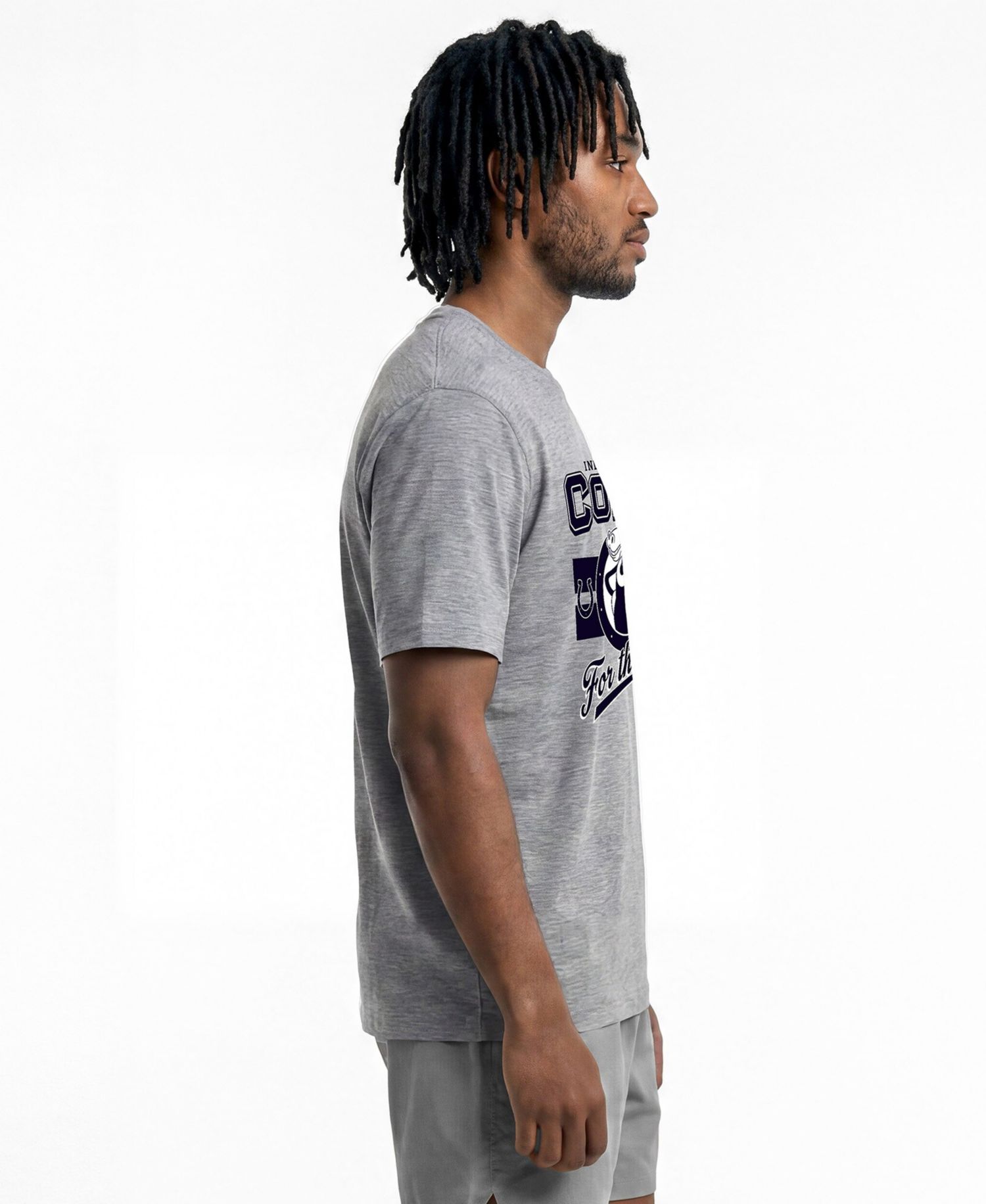 Men's Gray Indianapolis Colts Disney X Champion All Star T-Shirt