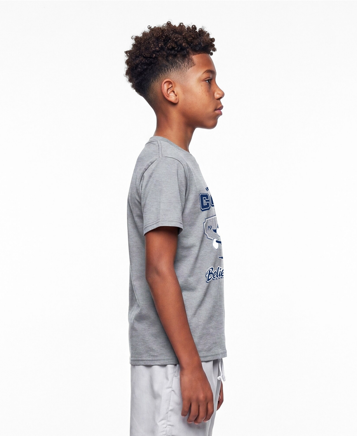 Champion Big Boys and Girls Heather Gray Indianapolis Colts Disney X T-Shirt