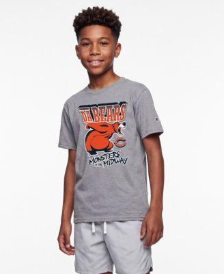 Big Boys and Girls Heather Gray Chicago Bears Disney X Champion T-Shirt
