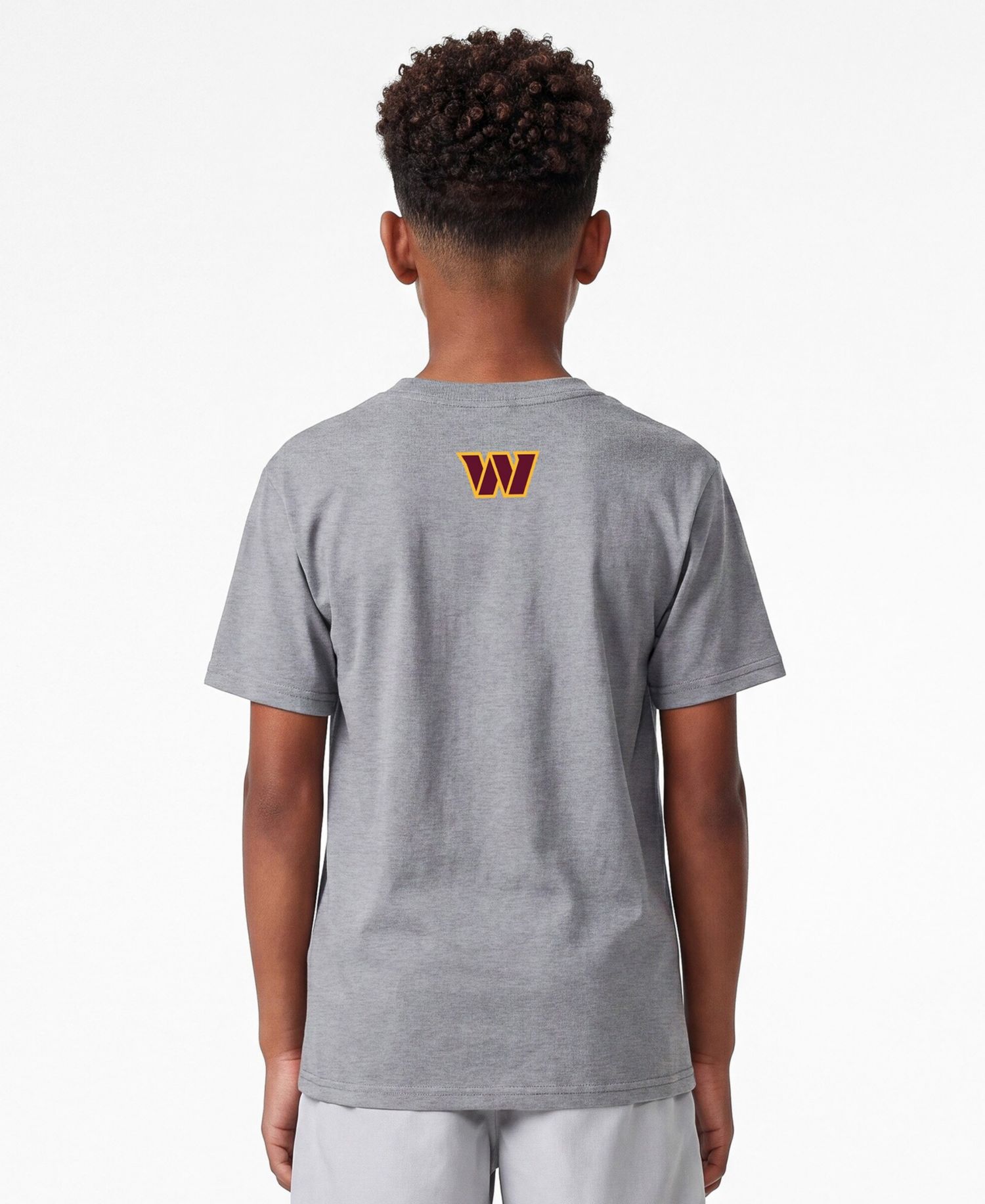 Big Boys and Girls Heather Gray Washington Commanders Disney X Champion T-Shirt