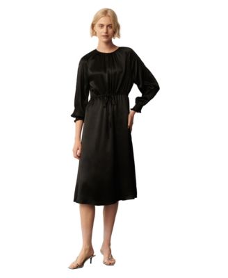 Women's Florian Midi Round Neck 3/4 Sleeve Dress