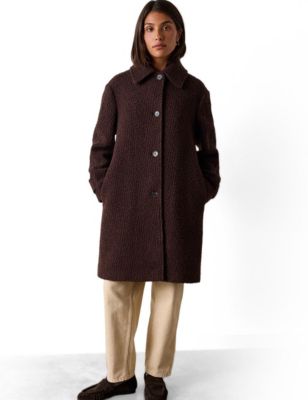 Women's Boucle Wool Coat