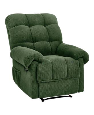 Living Room Recliner Chair with Padded Footrest and Comfort Seating
