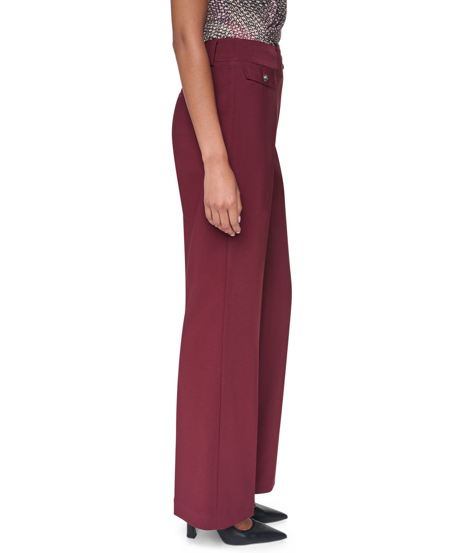 Women's High-Waisted Wide-Leg Dress Pants
