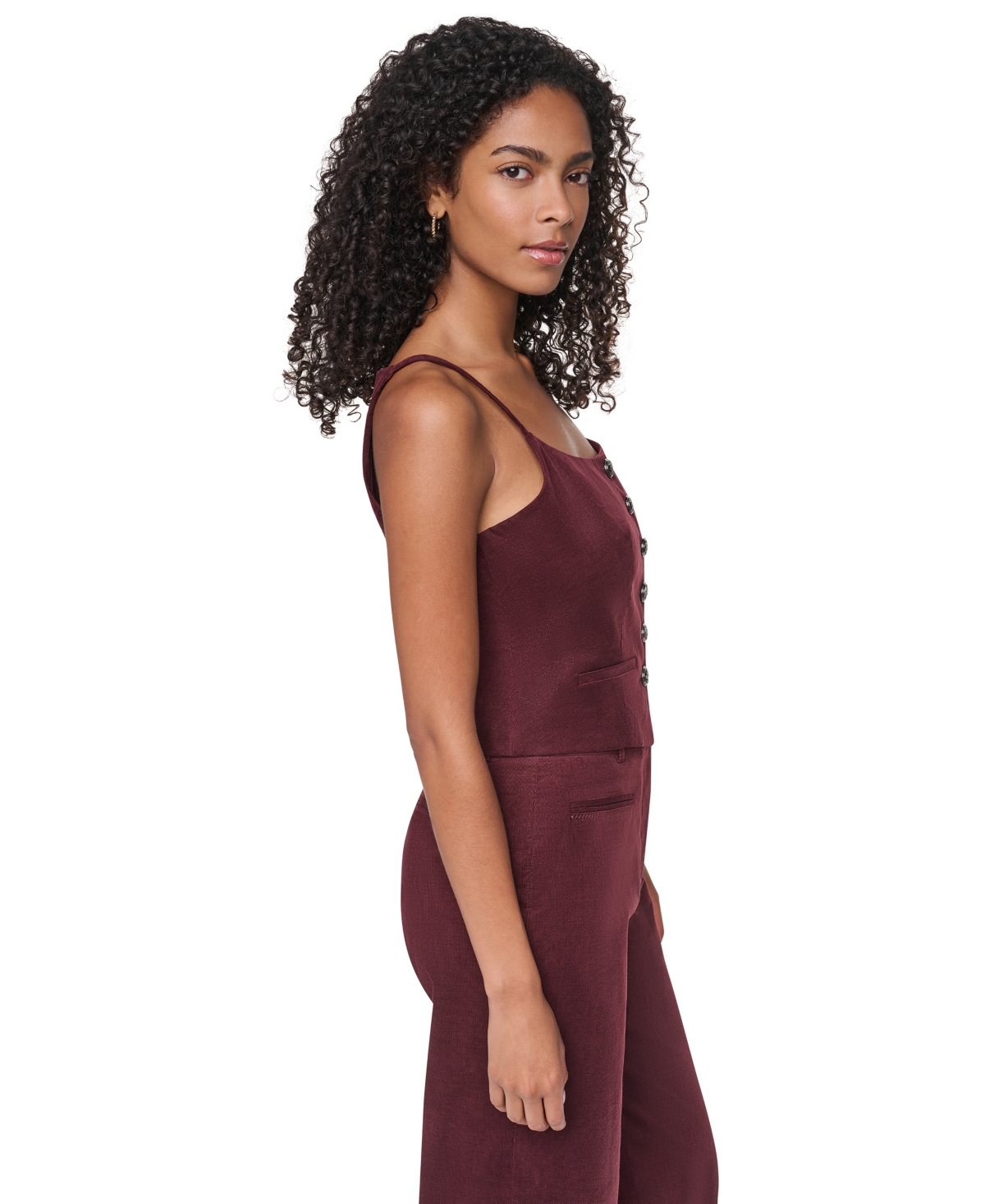 Dkny Women's Button-Front Tailored Vest