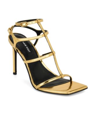 Women's Wilma Caged Square Toe Stiletto Dress Sandals