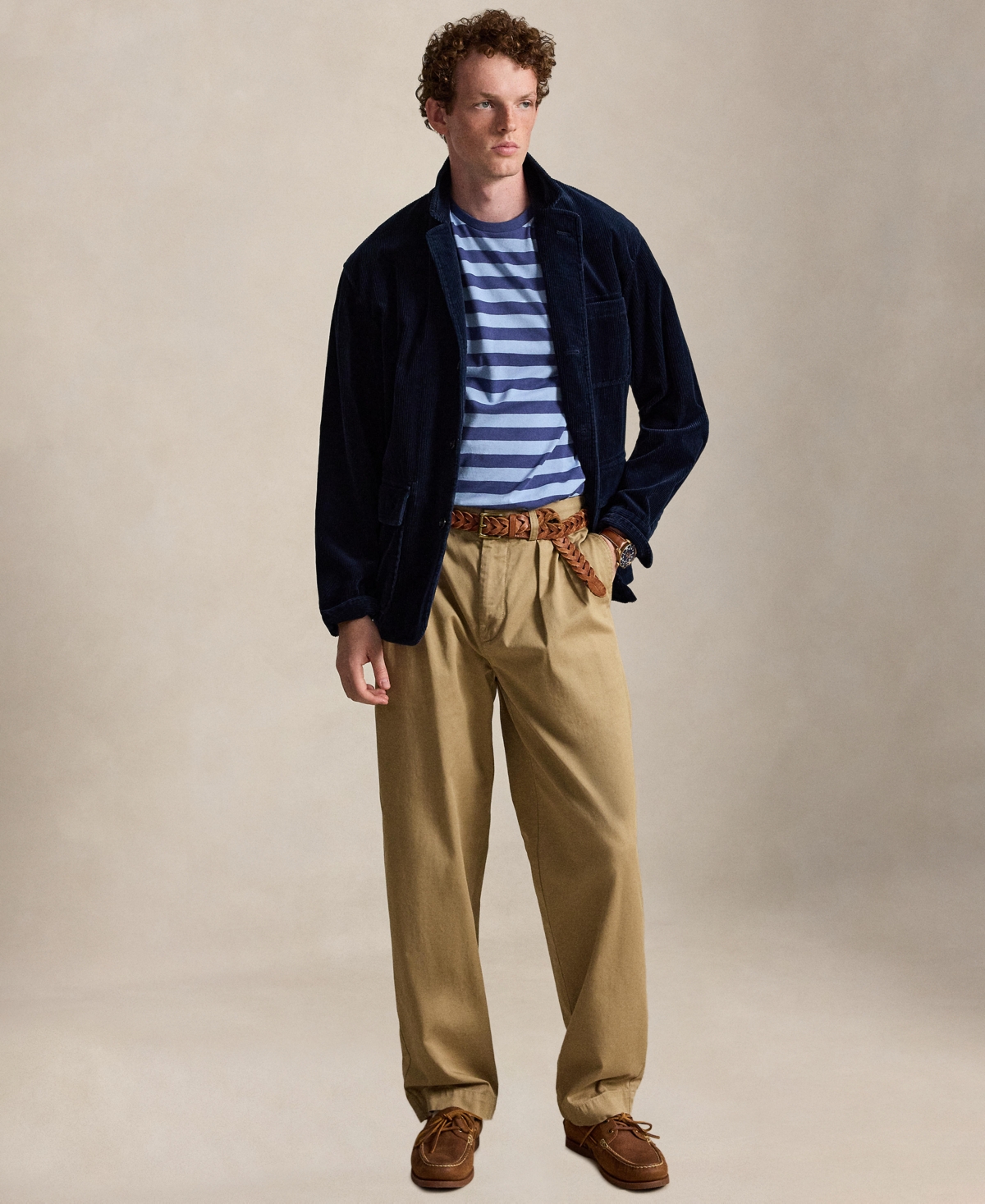 Polo Ralph Lauren Men's Classic-Fit Striped Cotton Jersey T-Shirt
