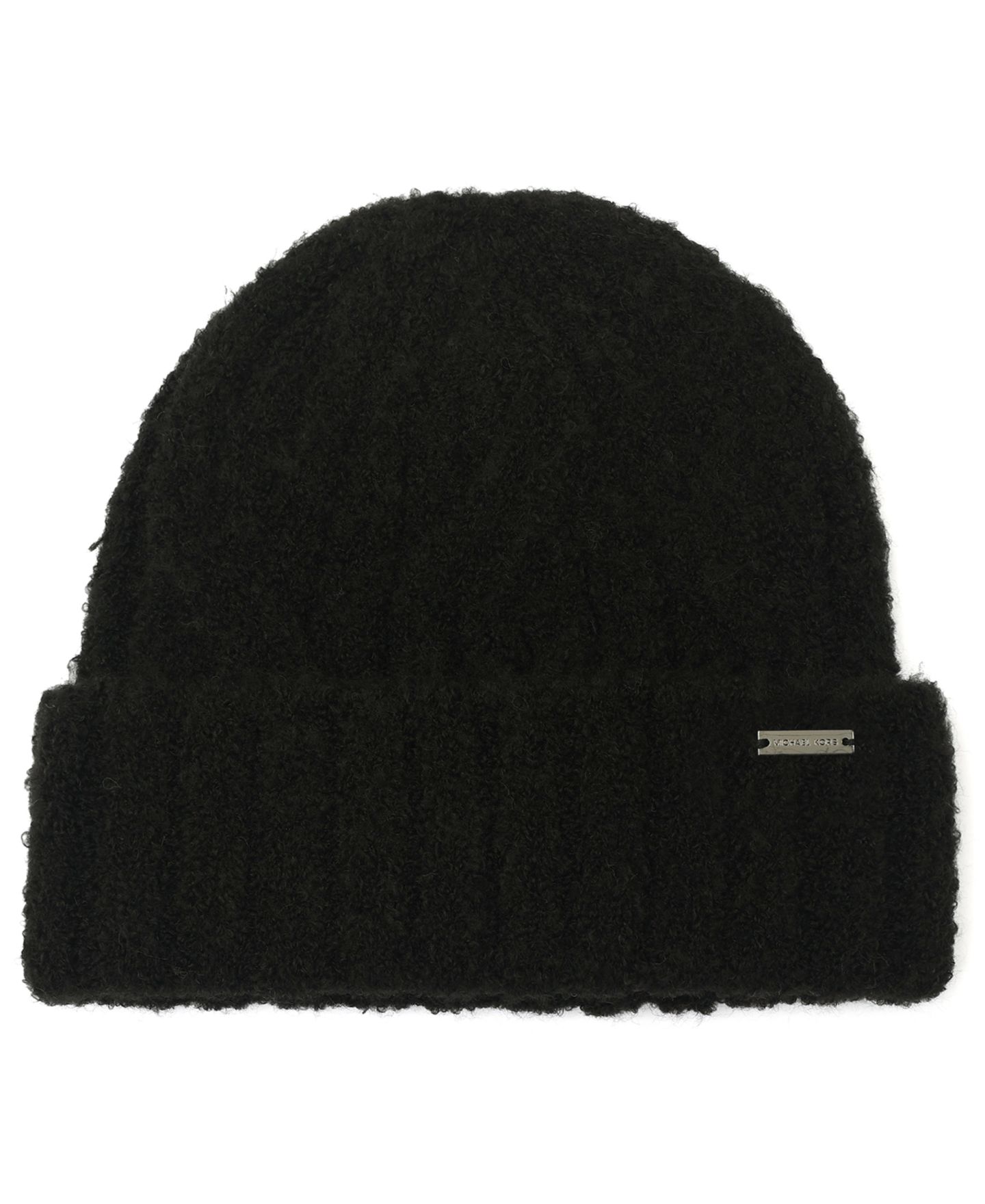 Мужская шапка Michael Kors Brushed Cable-Knit, цвет: Чёрный — фото 1