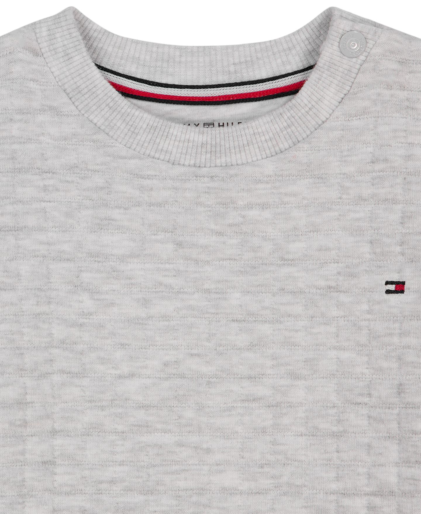 Комплект Tommy Hilfiger Long-Sleeve Crewneck and Joggers, 2-Piece Set для мальчиков-малышей, цвет: Серый — фото 5