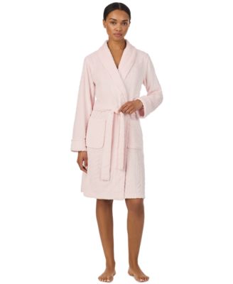 Women's Self-Tie Belt Short Robes