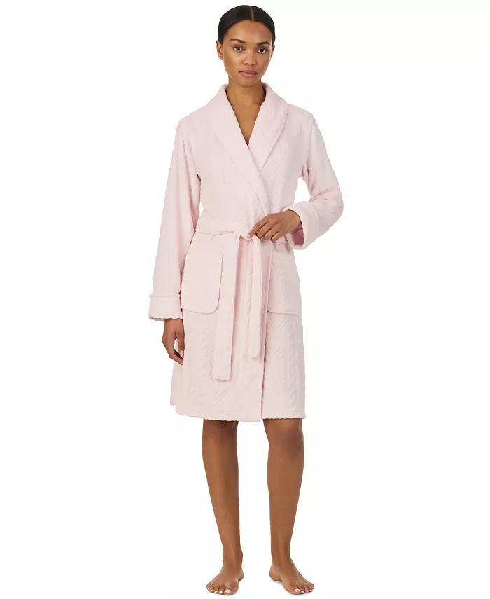 Women's Self-Tie Belt Short Robes - thumbnail 7