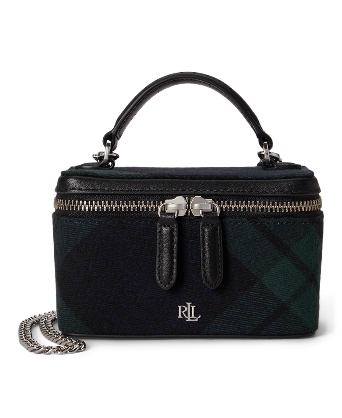 Lauren Ralph Lauren Yarn-Dyed Mini Hallee Crossbody Handbag