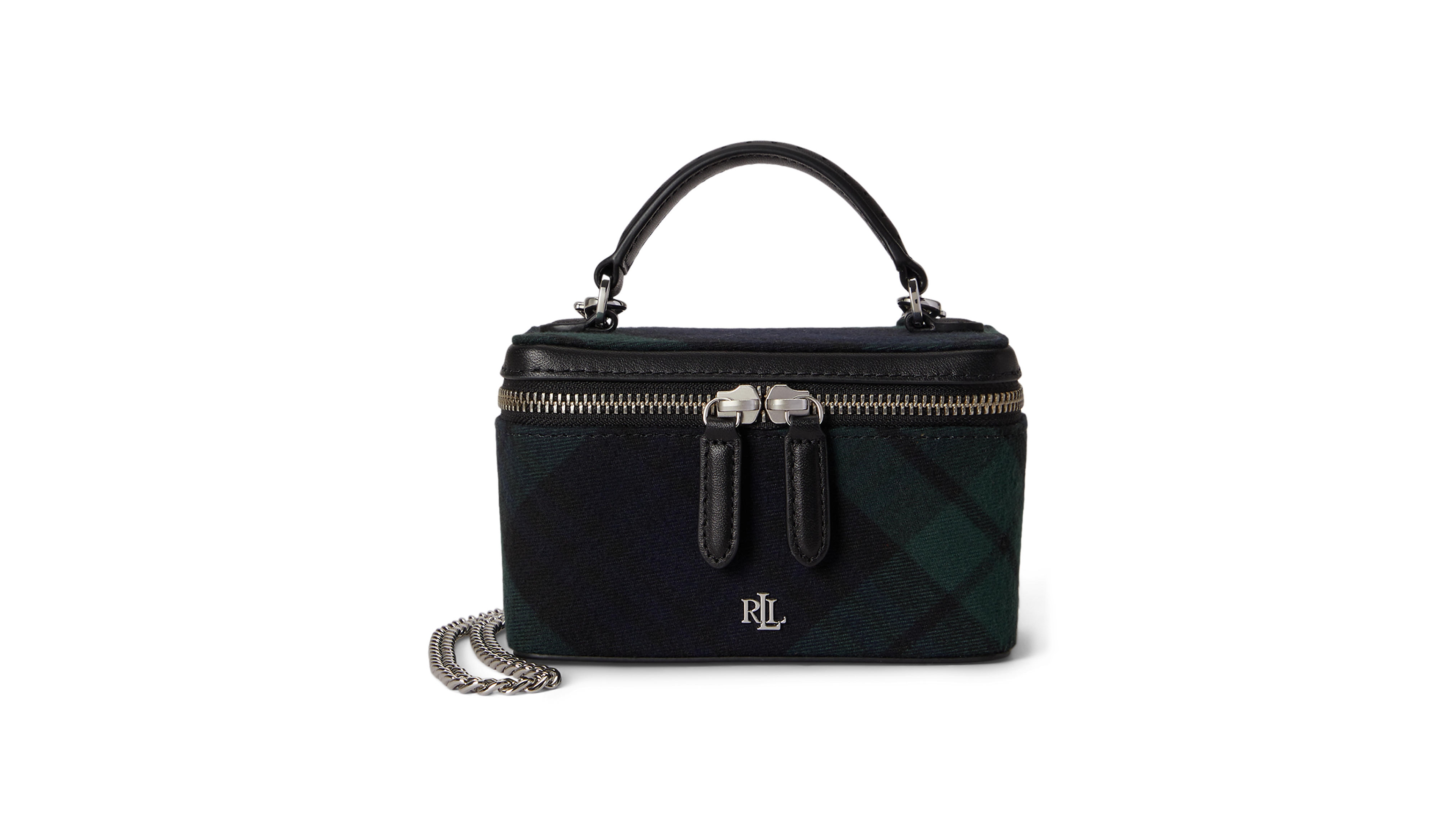 Lauren Ralph Lauren Yarn-Dyed Mini Hallee Crossbody Handbag