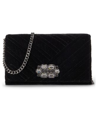 Quilted Velvet Adair II Small Crossbody Handbag