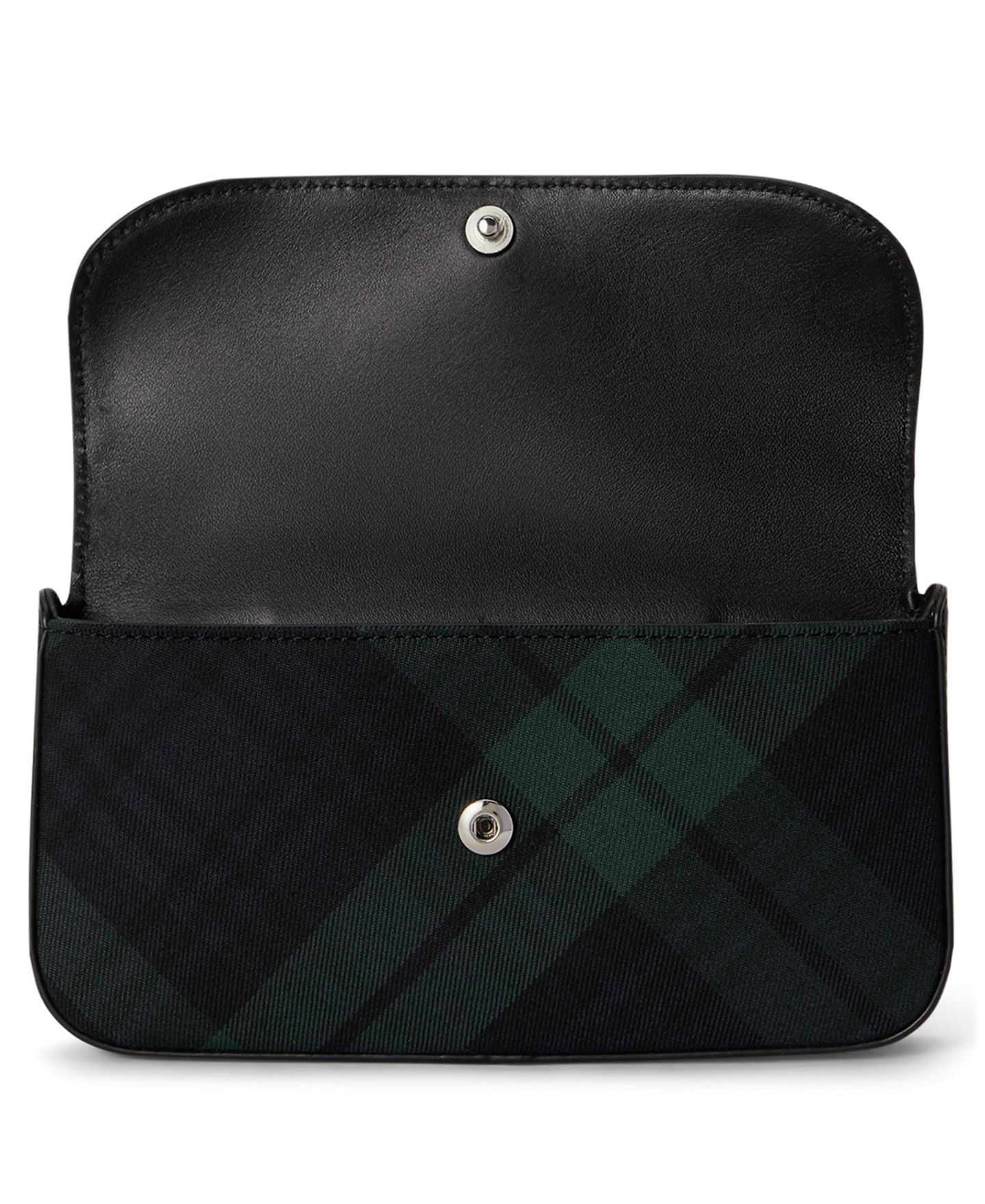 Женская сумка Lauren Ralph Lauren Plaid Marcy Small Crossbody, цвет: Чёрный — фото 7