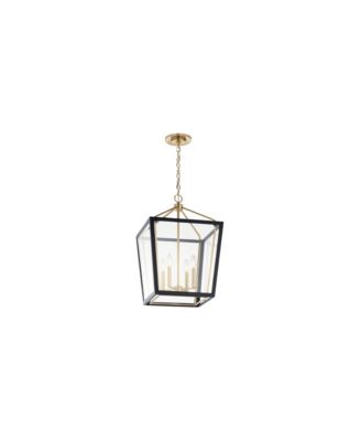Delvin 16" Wide Champagne Bronze 4-Light Pendant