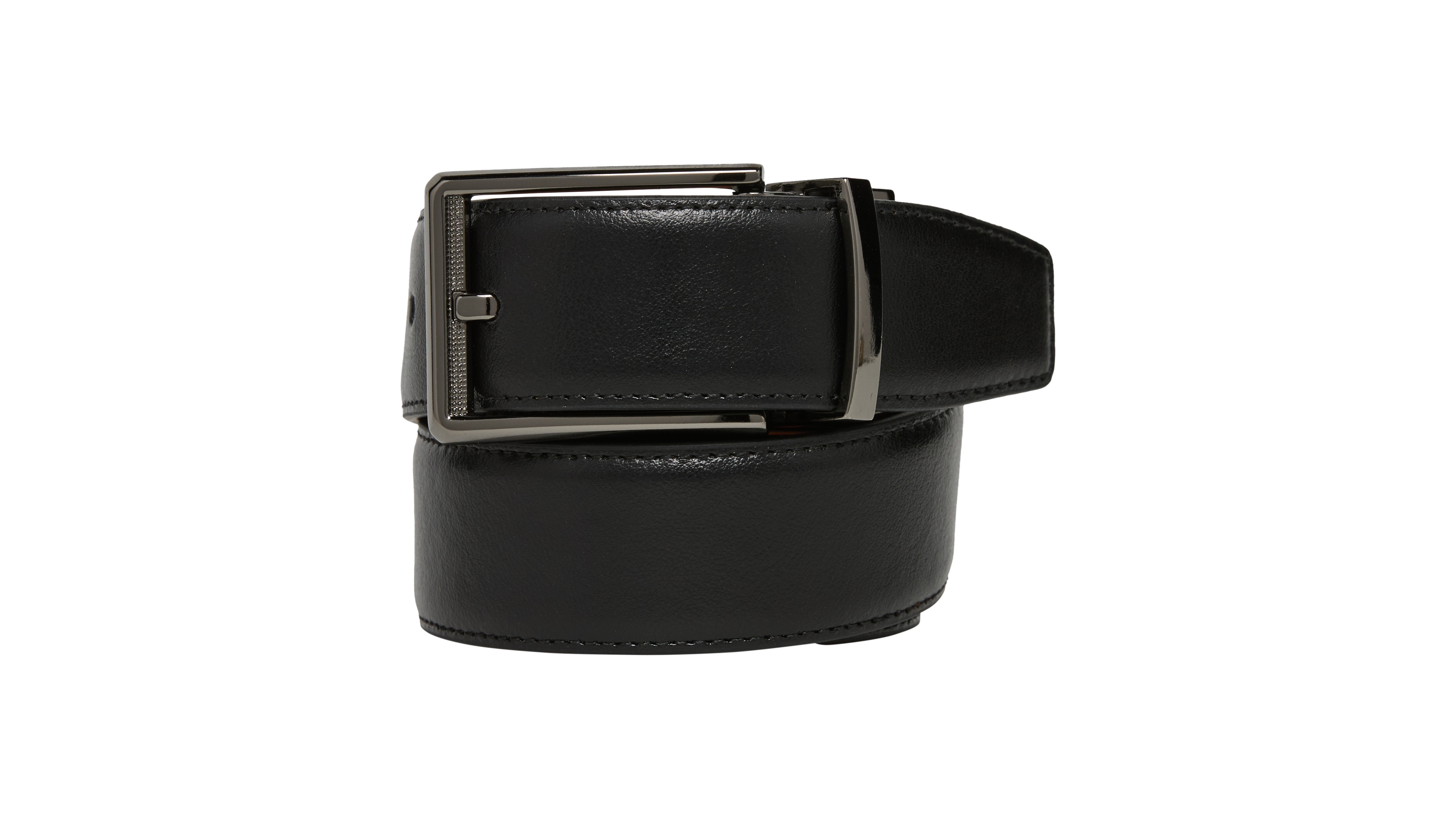 Perry Ellis Portfolio Reversible Leather Nose Texture Belt