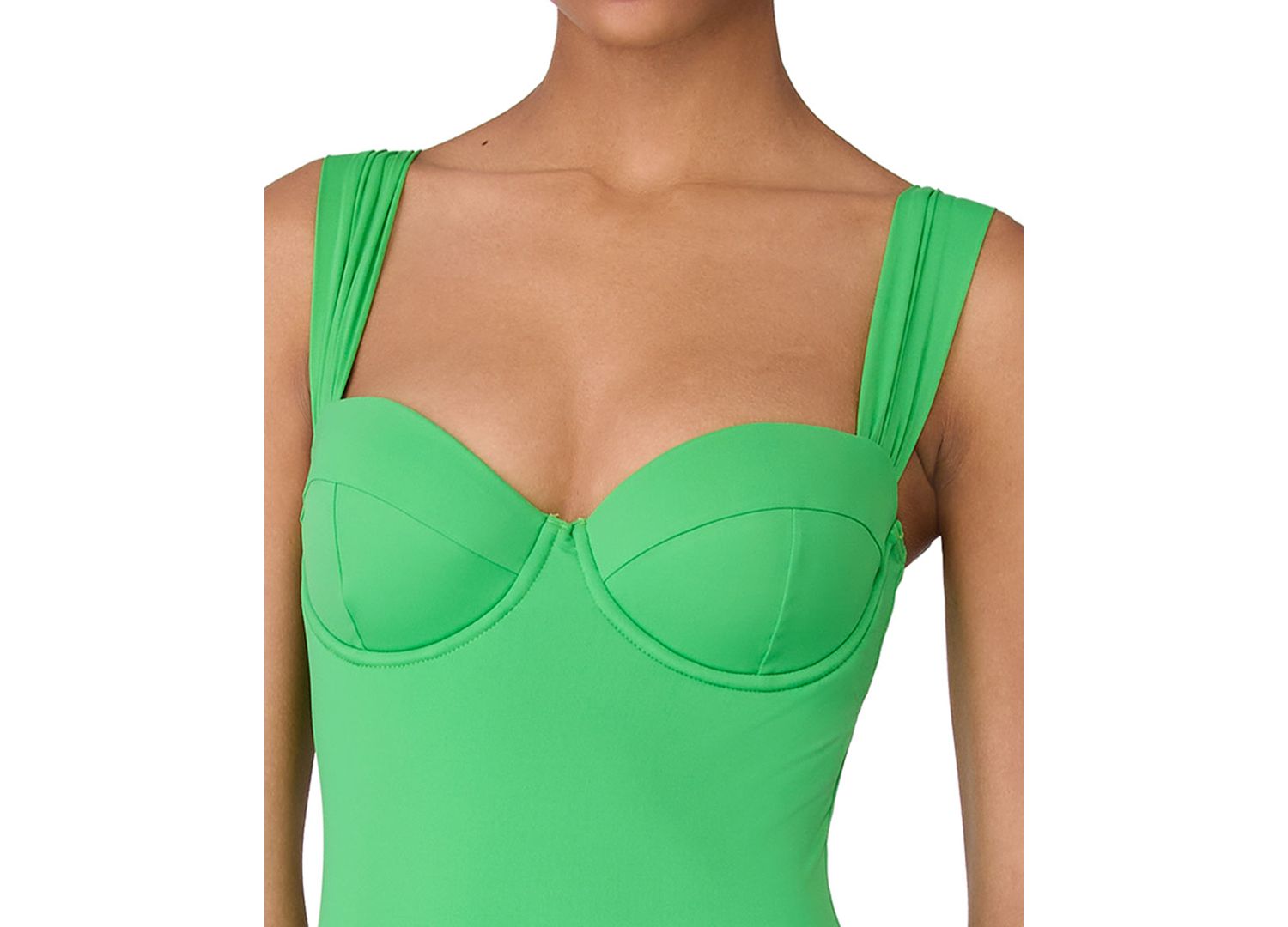 Women's Sweetheart Underwire Cutout One-Piece Swimsuit