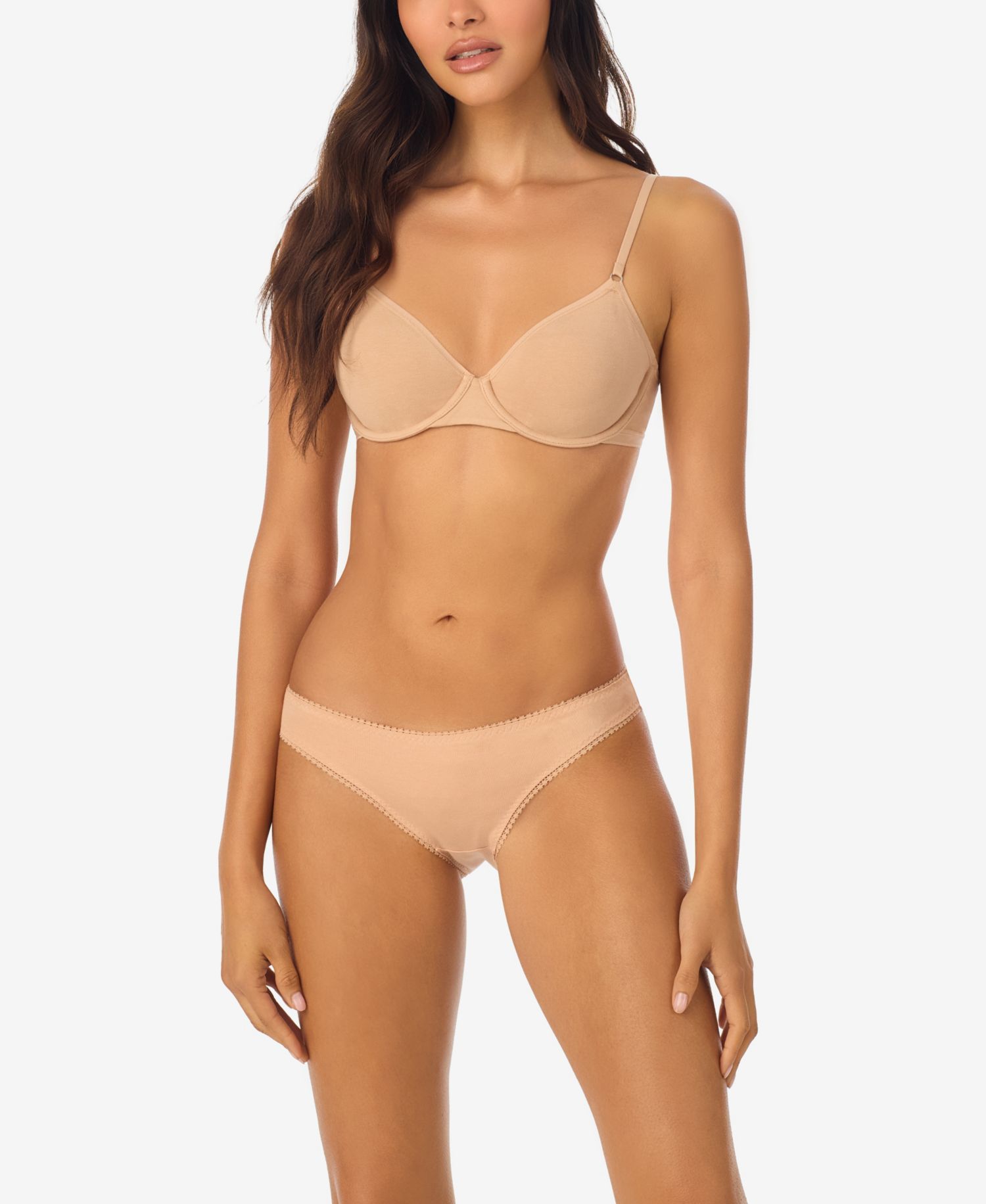 Women's Cabana Unlined Underwire Cotton-Blend Bra